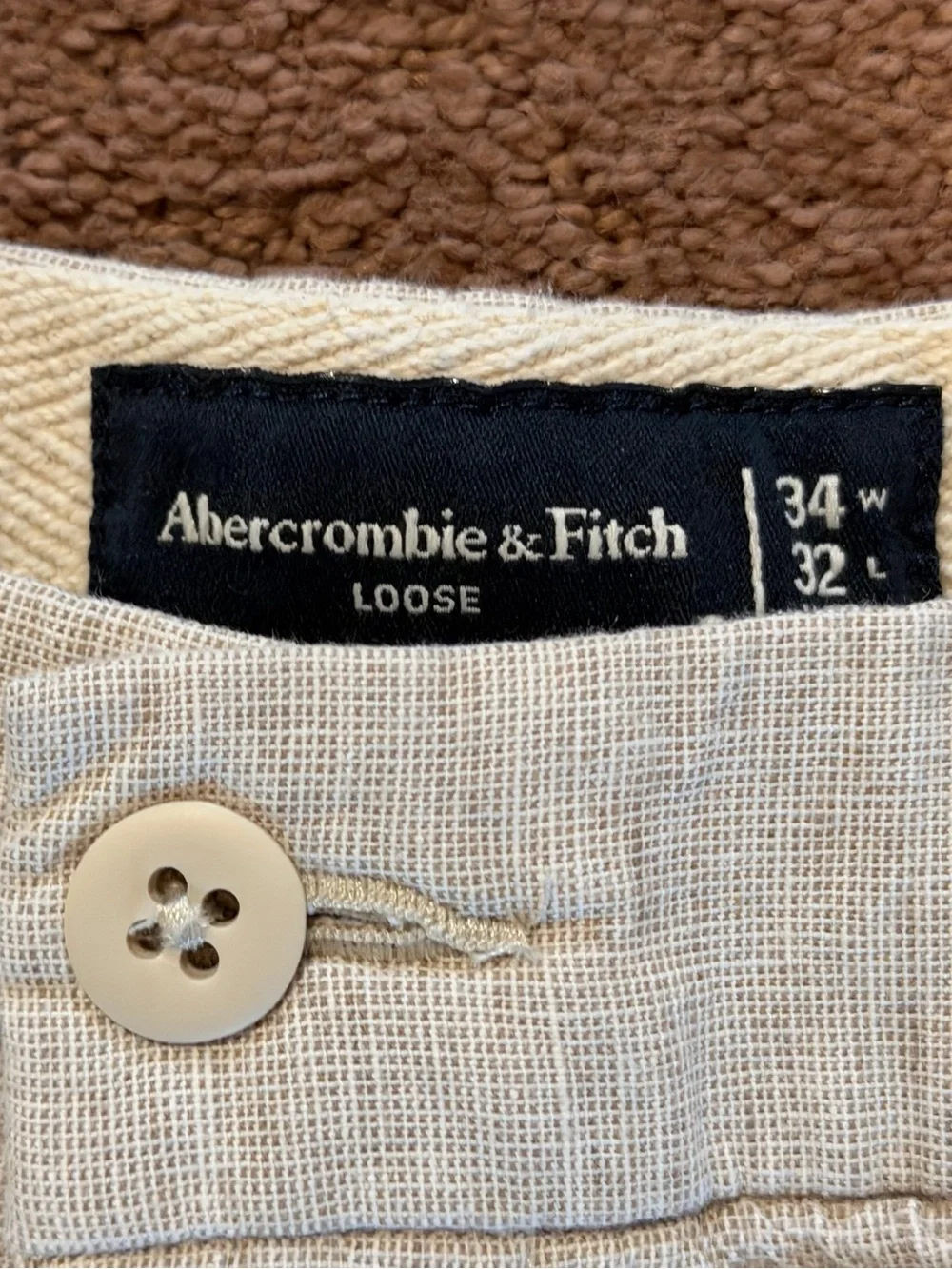 Abercrombie & Fitch Linen-Blend Men’s Pants
